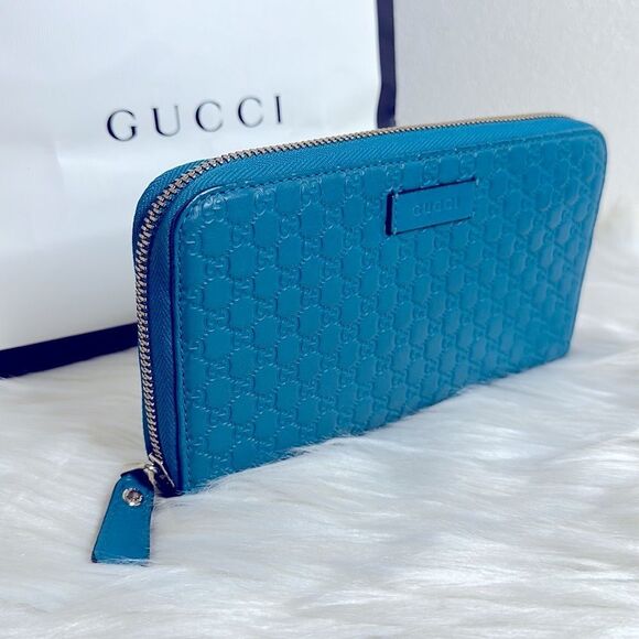 💯 Authentic Gucci Guccissima Long Wallet🍀 - Picture 10 of 15
